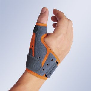 MUÑEQUERA FÉRULA PULGAR CORTA M770 GRIS TALLA 1