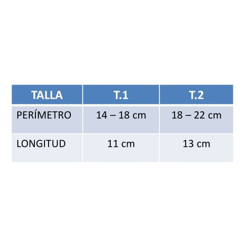MUÑEQUERA FÉRULA PULGAR CORTA M770 GRIS TALLA 1