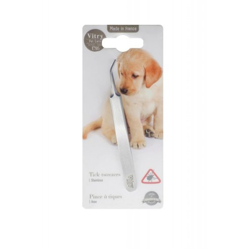 PINZA QUITA GARRAPATAS INOX 1028TIQ VITRY