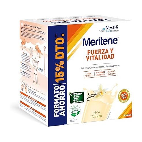 MERITENE VAINILLA PACK 30 SOBRES 30G