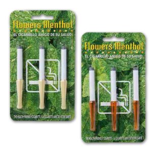CIGARRILLO FLOWER MENTOL 3 PIEZAS