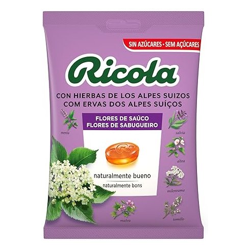 RICOLA CARAMELOS FLORES DE SAUCO 70 G