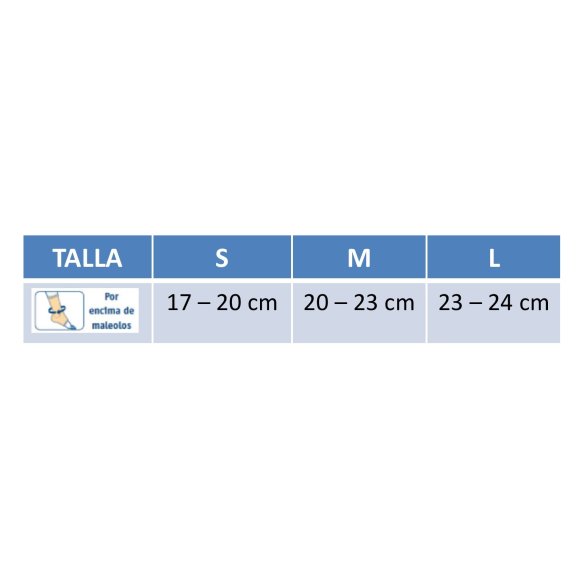 TOBILLERA ELÁSTICA TN-240 TALLA S