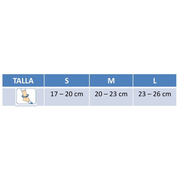 TOBILLERA GRADUABLE ELÁSTICA TN-241 TALLA L