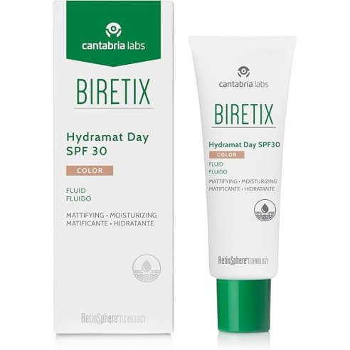 BIRETIX HYDRAMAT DAY SPF 30 FLUIDO CON COLOR  1...