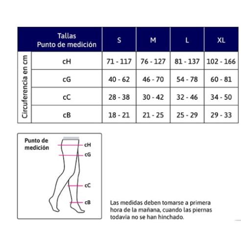 JOBST RELIEF MEDICAL COMPRESSION 20-30MG CORTAS...