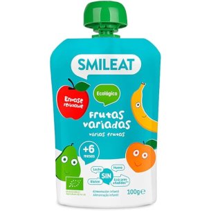 SMILEAT POUCH ECO  1 BOLSA 100 G SABOR FRUTAS VARIADAS ECO