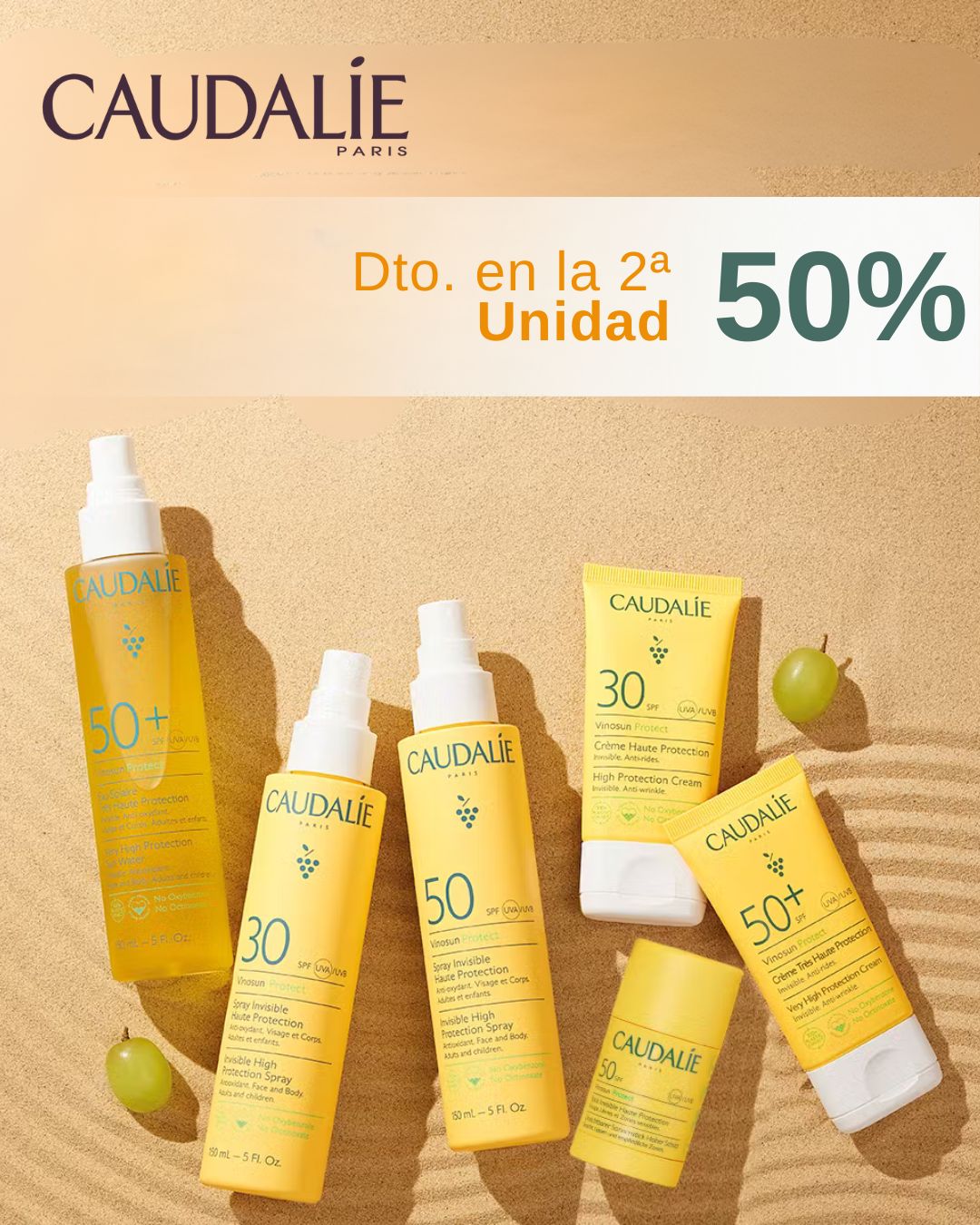 Caudalie soalres 50% dto